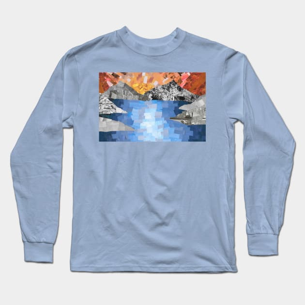 Mountains and the Sunset Long Sleeve T-Shirt by cajunhusker